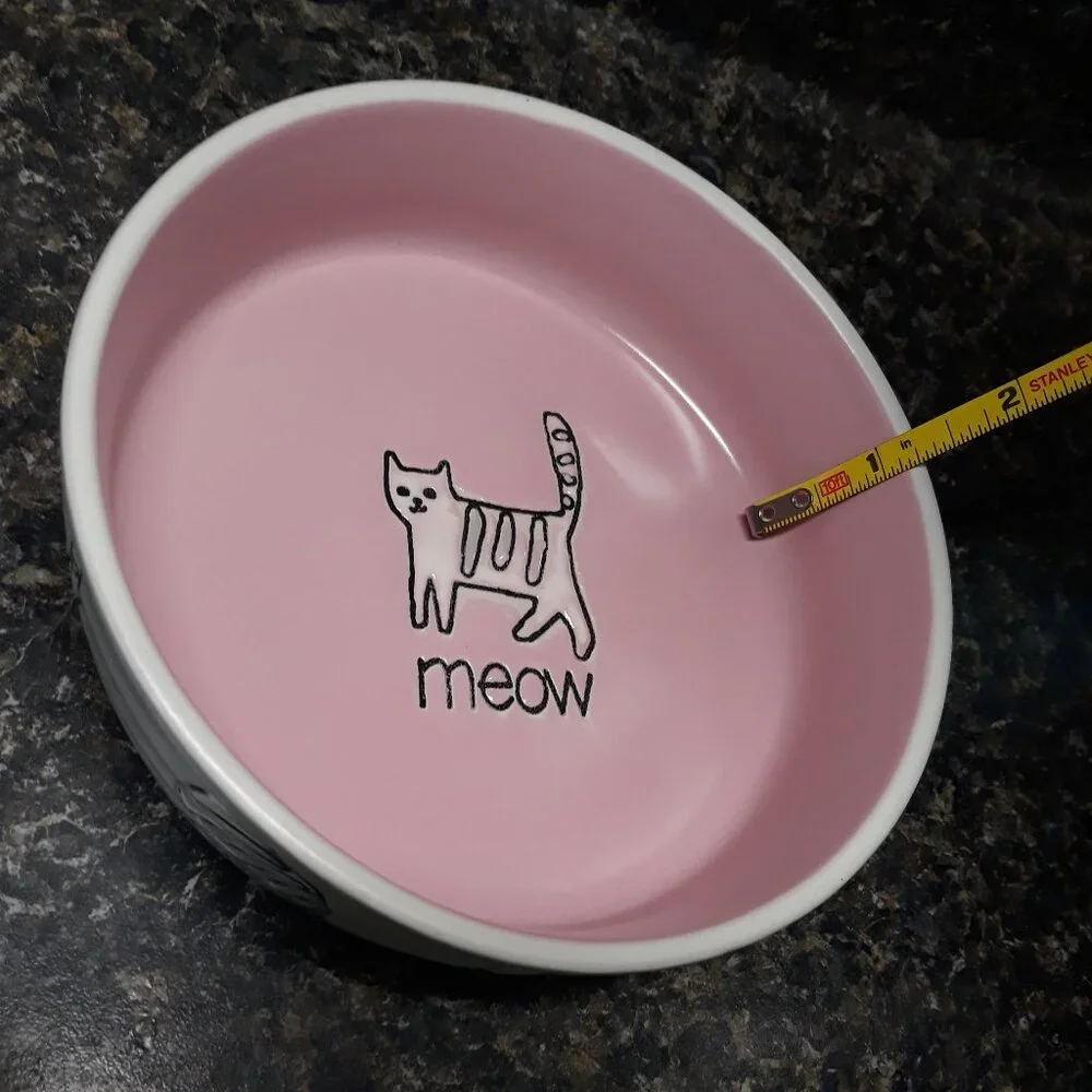 Super cute kitty cat ceramic bowl